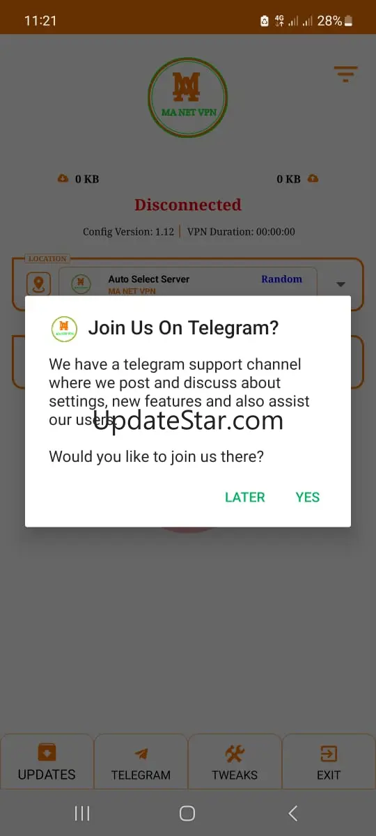 MA NET VPN 1.0
