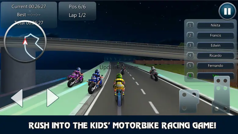 Crazy Kids Motorcycle Highway Race 1.0