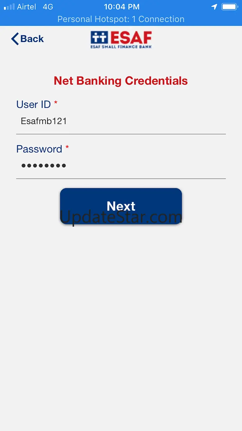 ESAF Bank 3.0.4