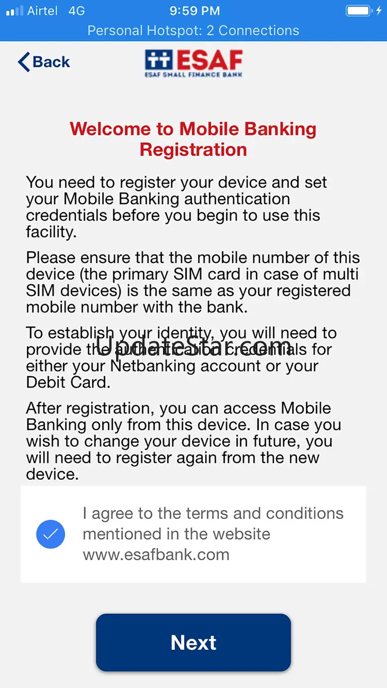 ESAF Bank 3.0.4