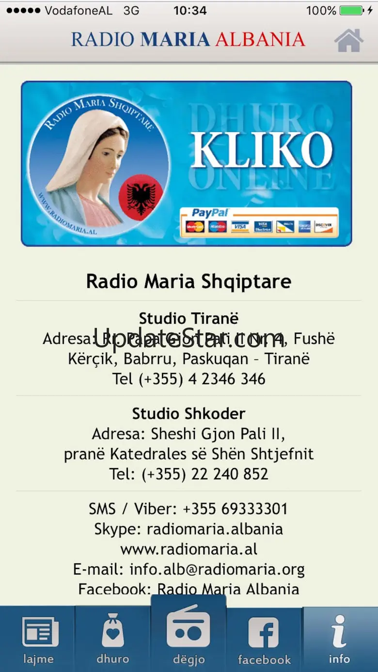 Radio Maria Albania 2.0.5