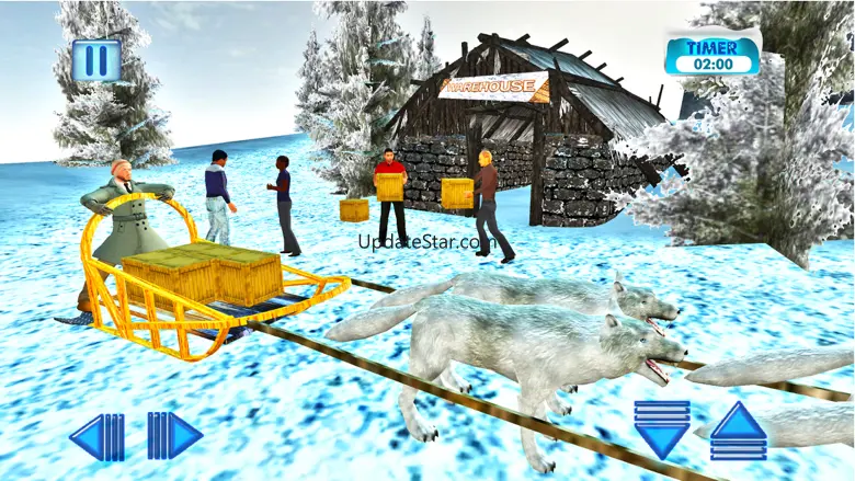 Uphill Dog Sledding Transport & Cargo Delivery Sim 1.0