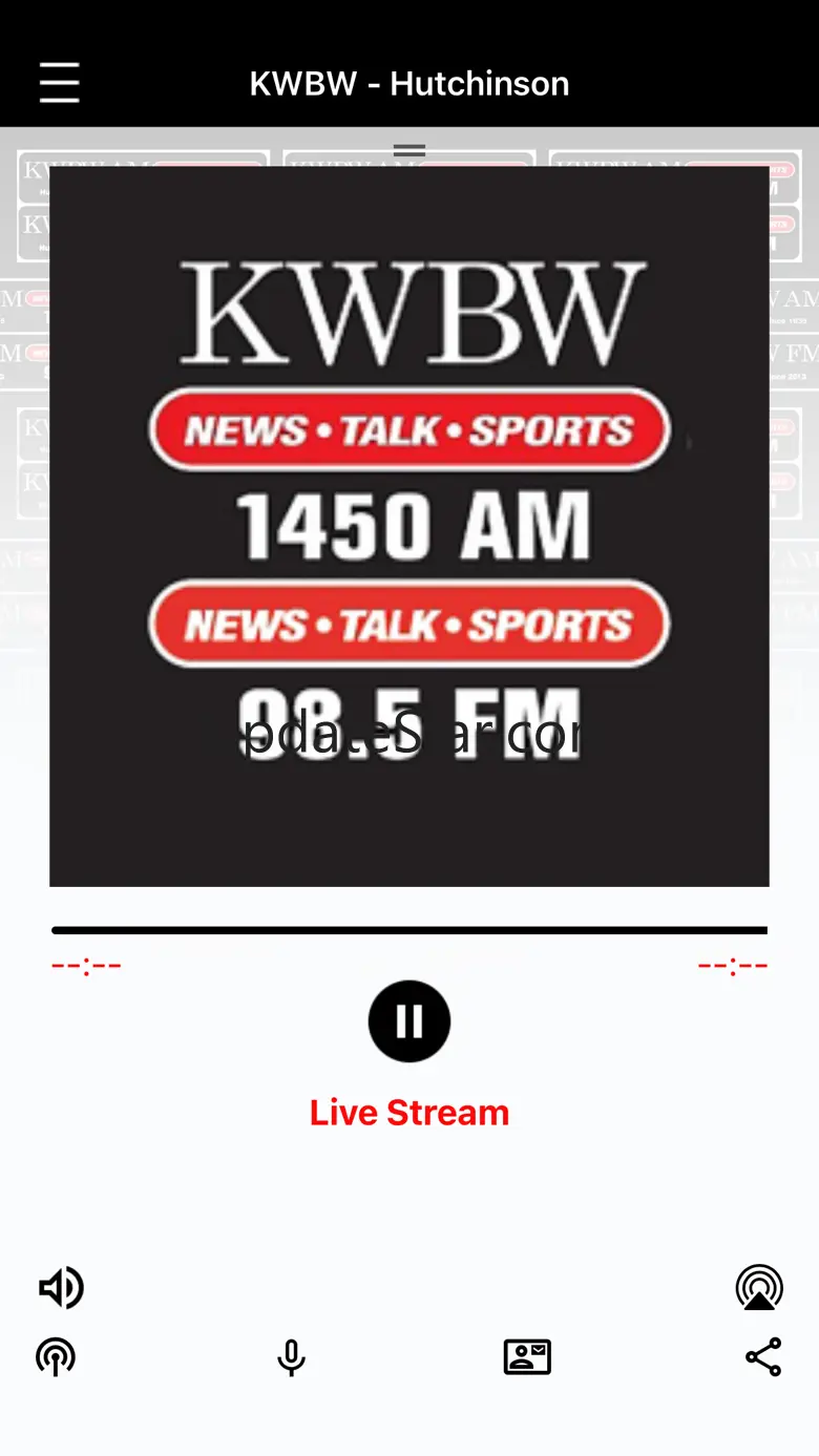 KWBW Radio,  Hutchinson, KS 11.0.64
