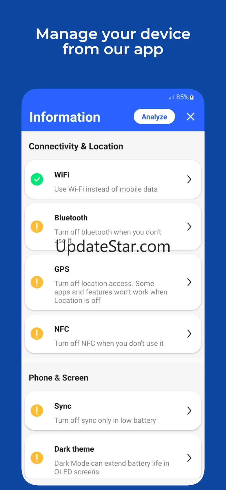 Battery Charger - battery life 2.0.7