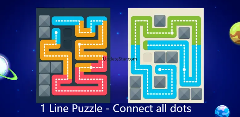 1 Line Puzzle - Connect Dots