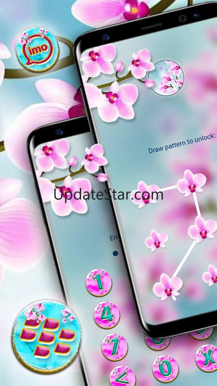 Pink Orchid Flower Theme 2.1.3