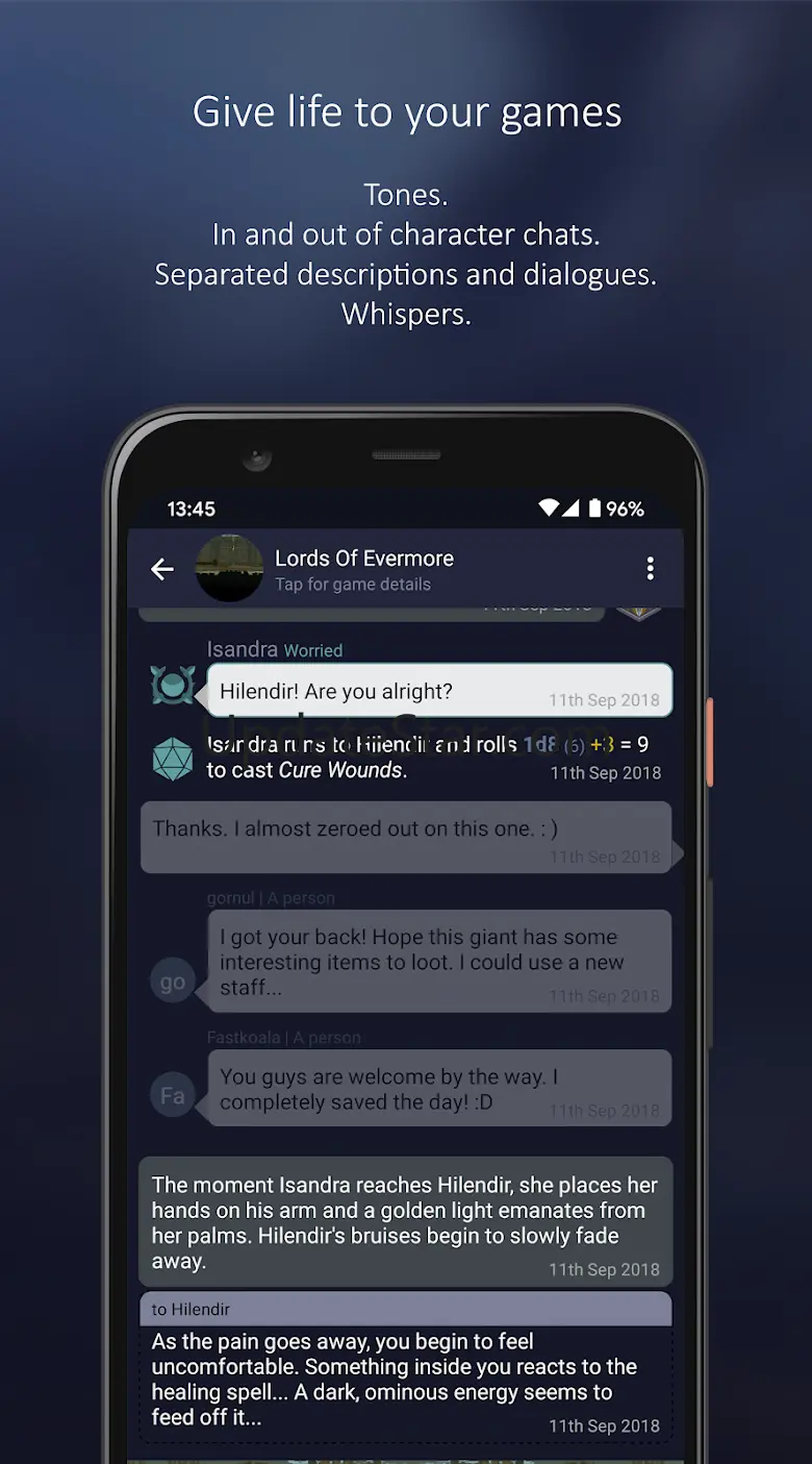 Role Gate, Play RPGs by chat 1.0.20