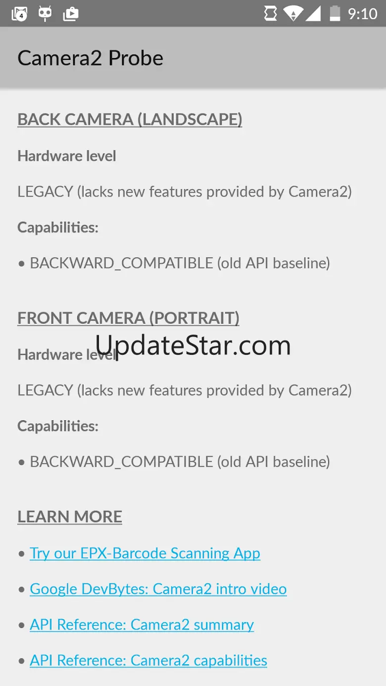 Camera2 Probe for Android 5.0+ 1.2.1