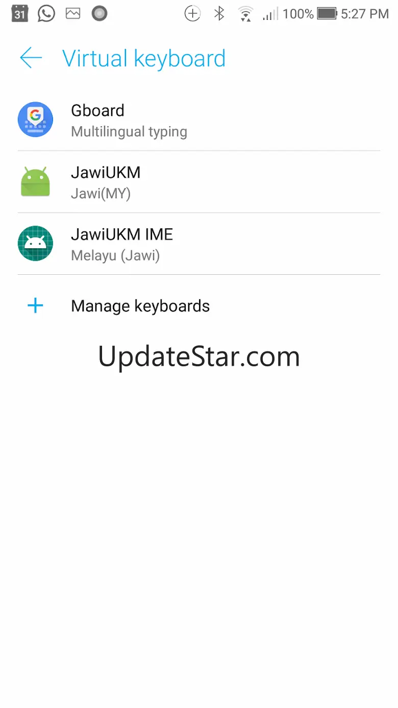 JawiUKM Jawi Keyboard for Andr 1.0