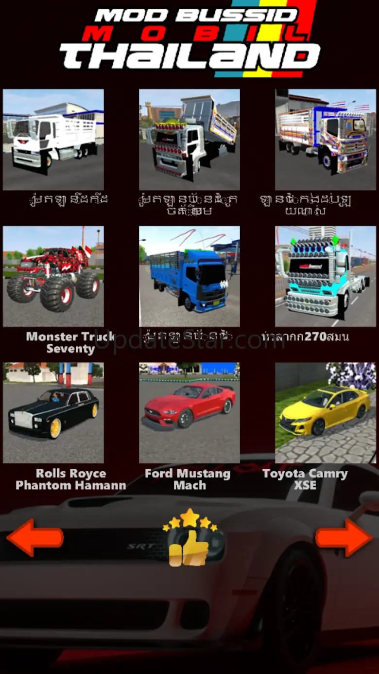 Mod Bussid Mobil Thailand 1.2