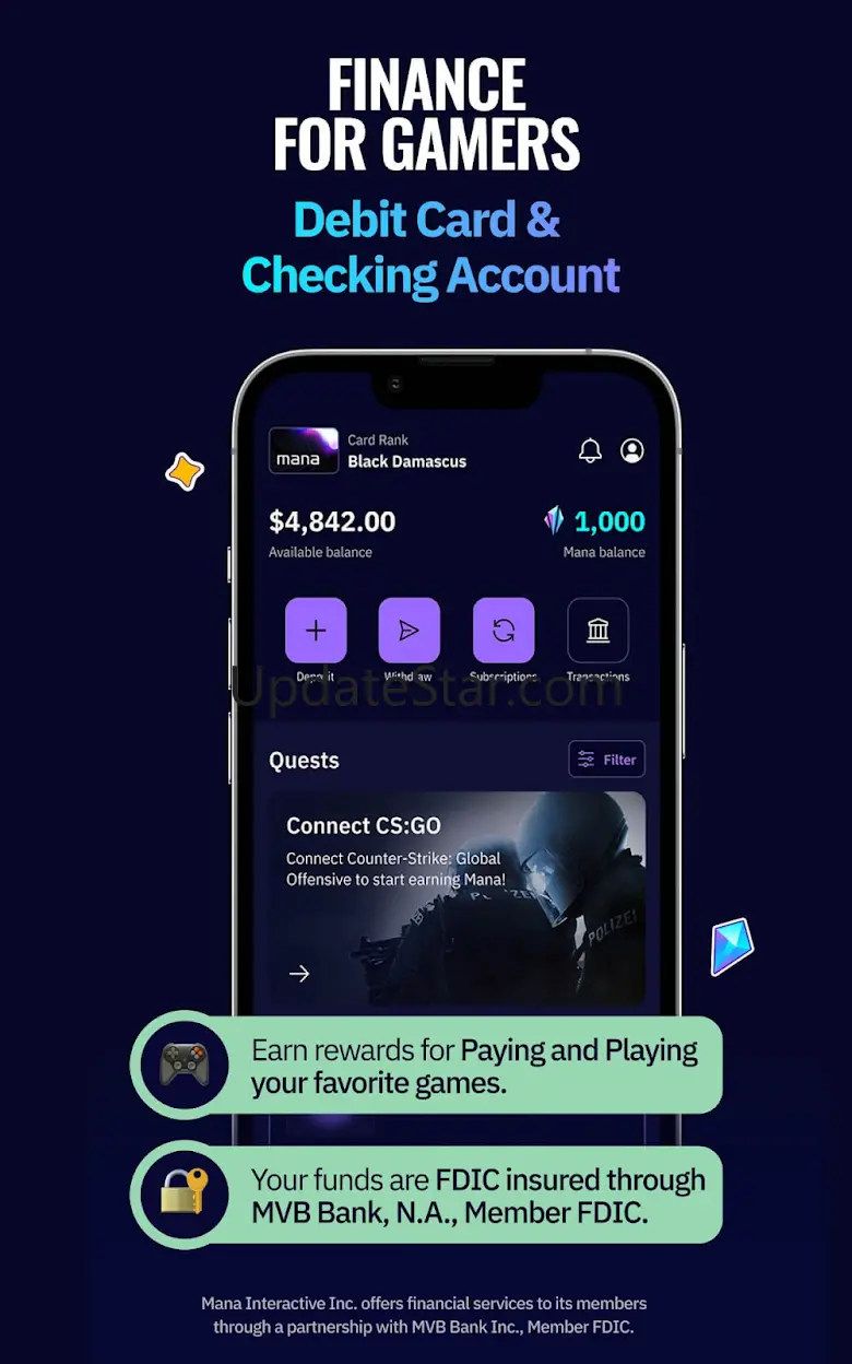 Mana - Finance for Gamers v2.0