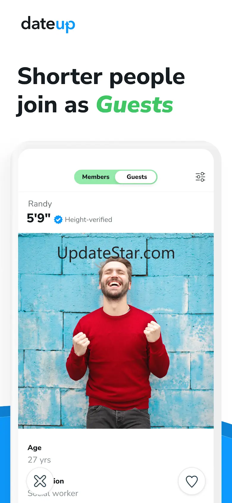 DateUp - Tall Dating Made Easy 2.3.4