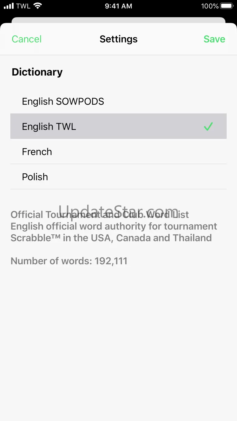Scrabbdict 3.6