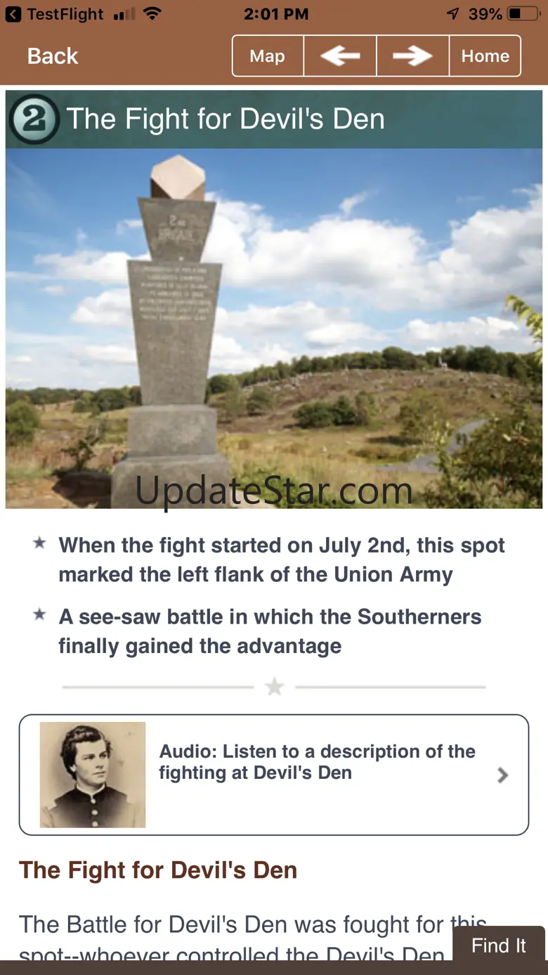 Gettysburg Battle App: July 2 4.0.4
