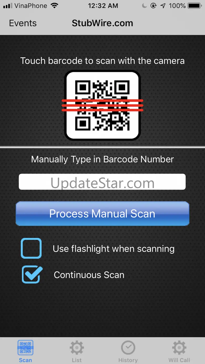 StubWire.com Ticket Scanning 5.4