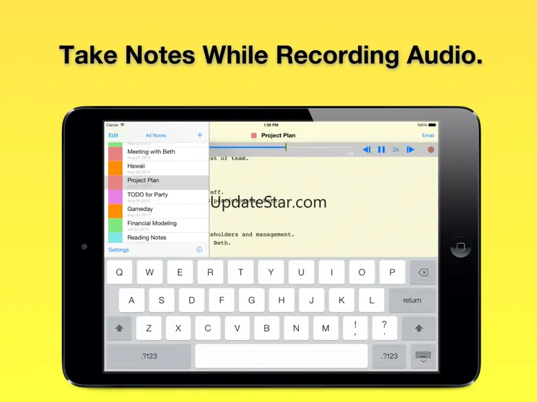 Audio Notebook: Voice Recorder 3.1
