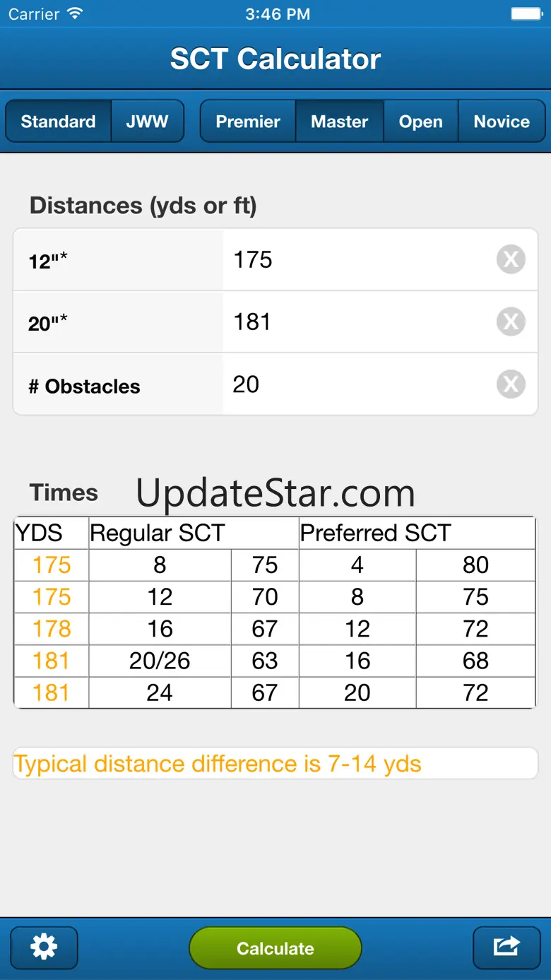SCT Calculator 2.4