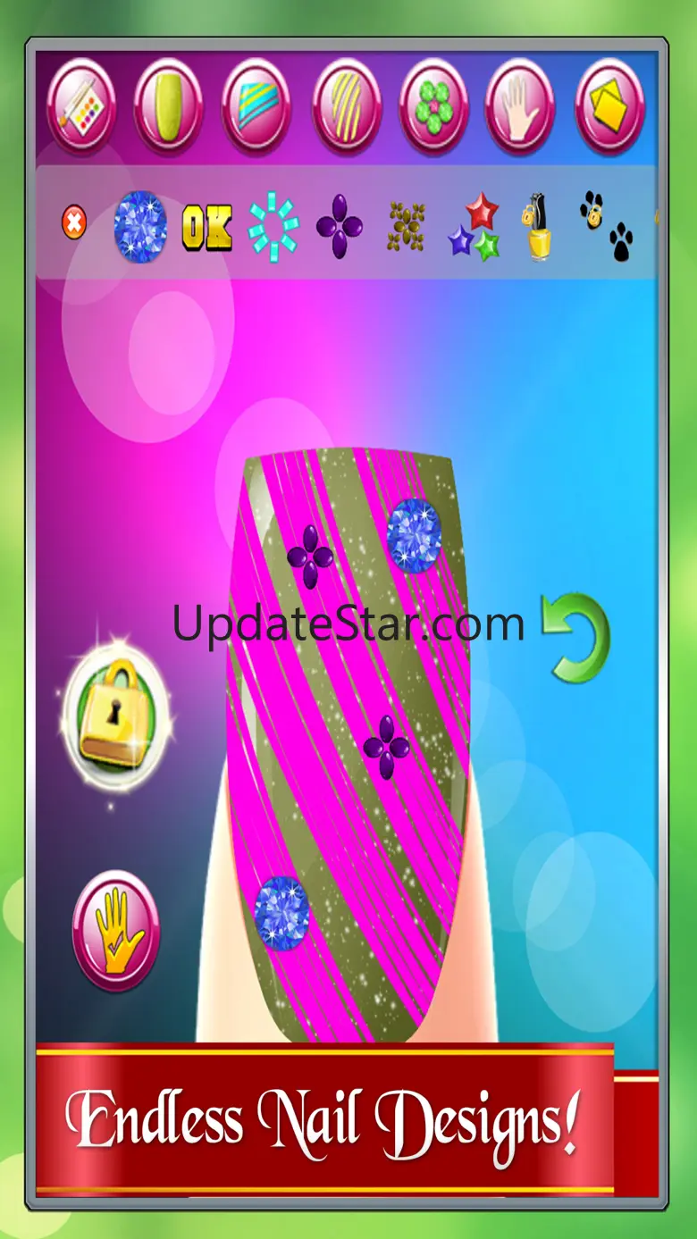 Nail Salon Maker Princess Designs Free Games for Teen Girls 1.0