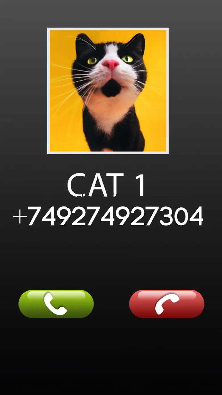 Fake Call Cat Prank 1.2