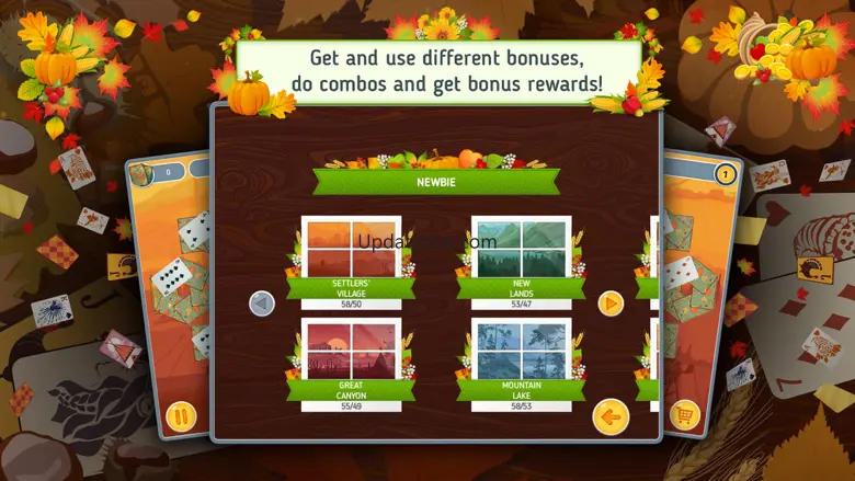 Solitaire Match 2 Cards Free. Thanksgiving Day Card Game 1.0