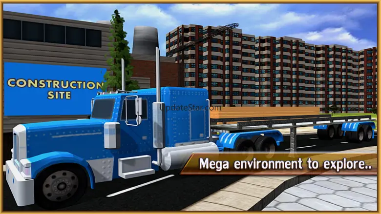Wood Transporter Truck – Cargo Trailer Driving 1.0
