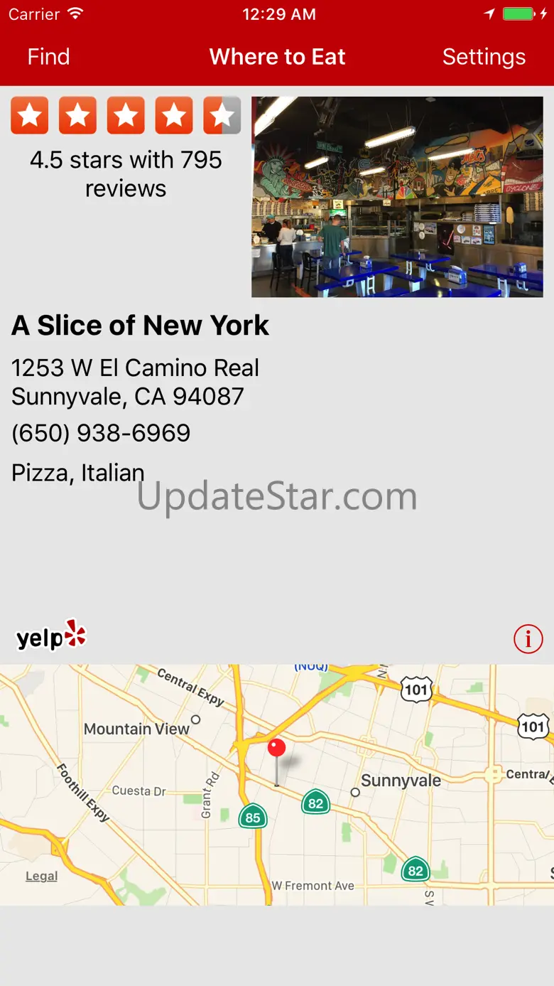 Where to Eat? Find Restaurants 1.9