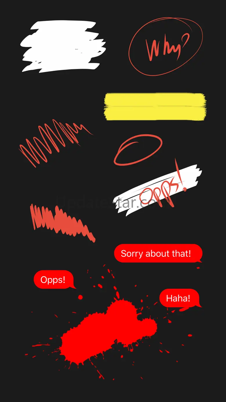 White Out: Stickers 1.0