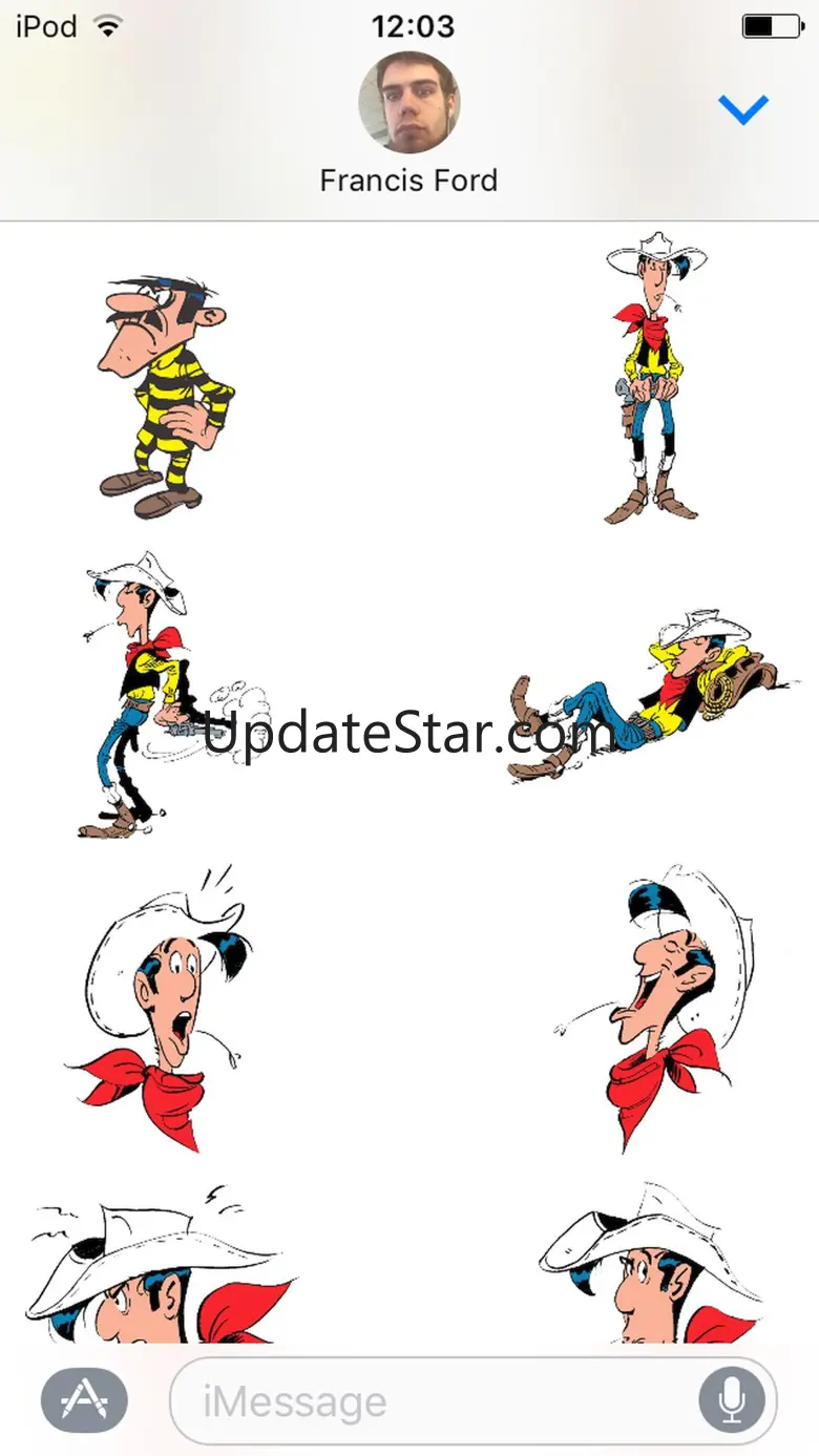 Lucky Luke Stickers 1.0