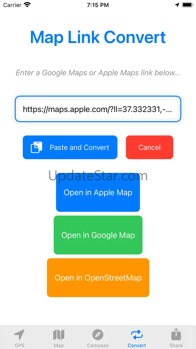 Where i am? & Map Link Convert 4.7