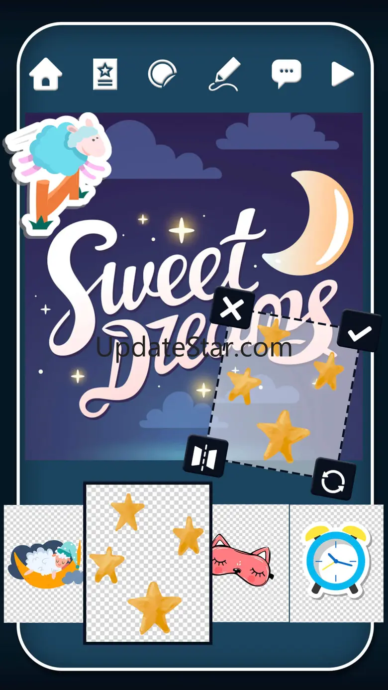 Good night Phrases with photos 1.3
