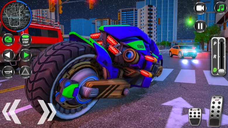 Light Bike Driving School 3D 1.2