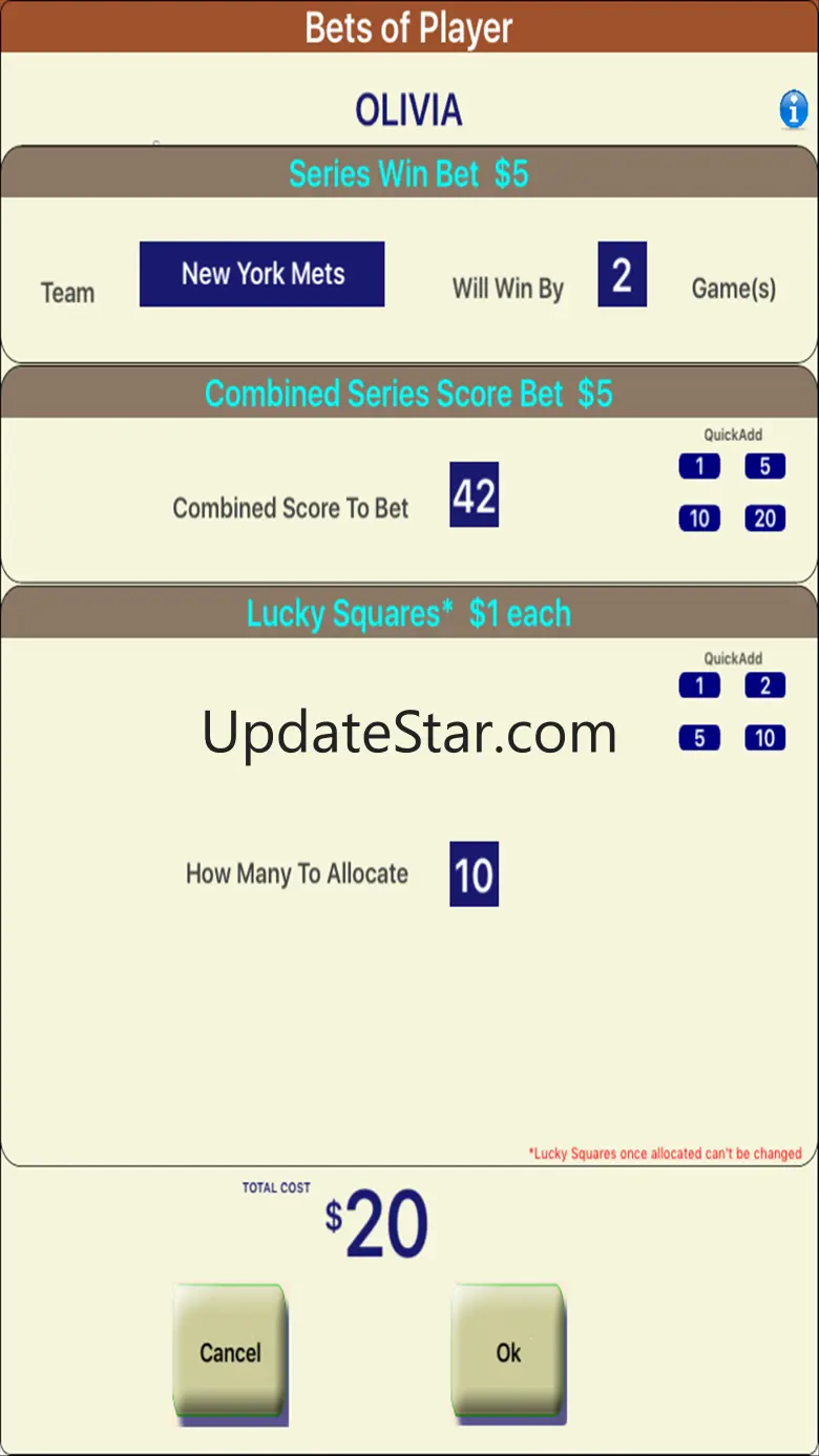 GameBet for Baseball GamePool 1.2