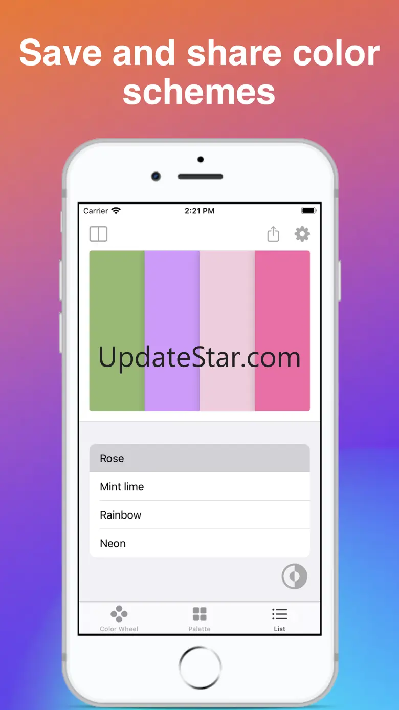 Color Wheel - Color schemes 3.1.1