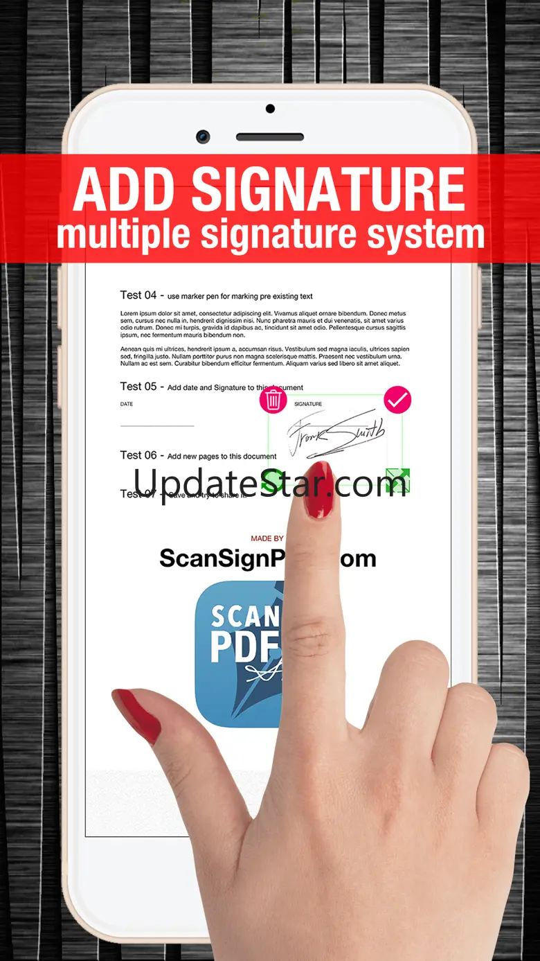 Scanner++ PDF and sign it 1.0