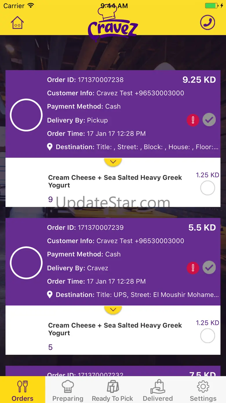 Cravez Merchant(Rest. Manager) 1.0.0.1