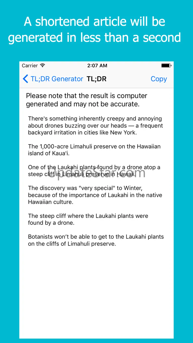 TL;DR - Too Long Don't Read 1.0