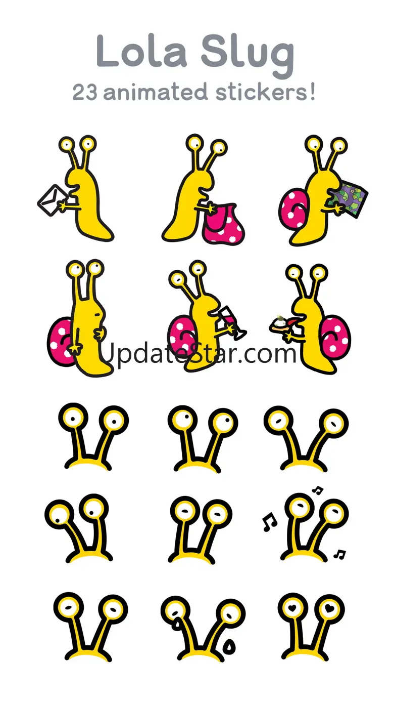 Lola Slug Animated Stickers 1.0