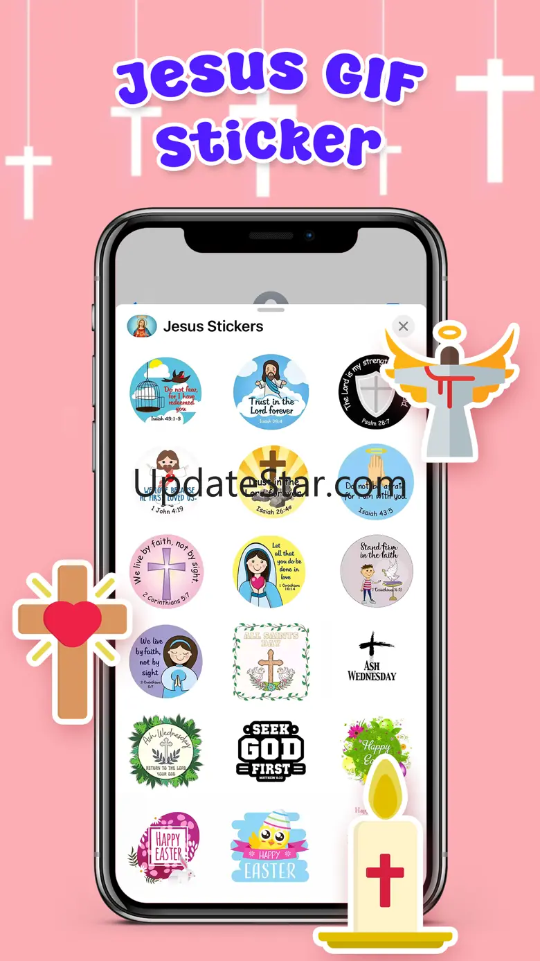 Animated Jesus Christ Stickers 1.1