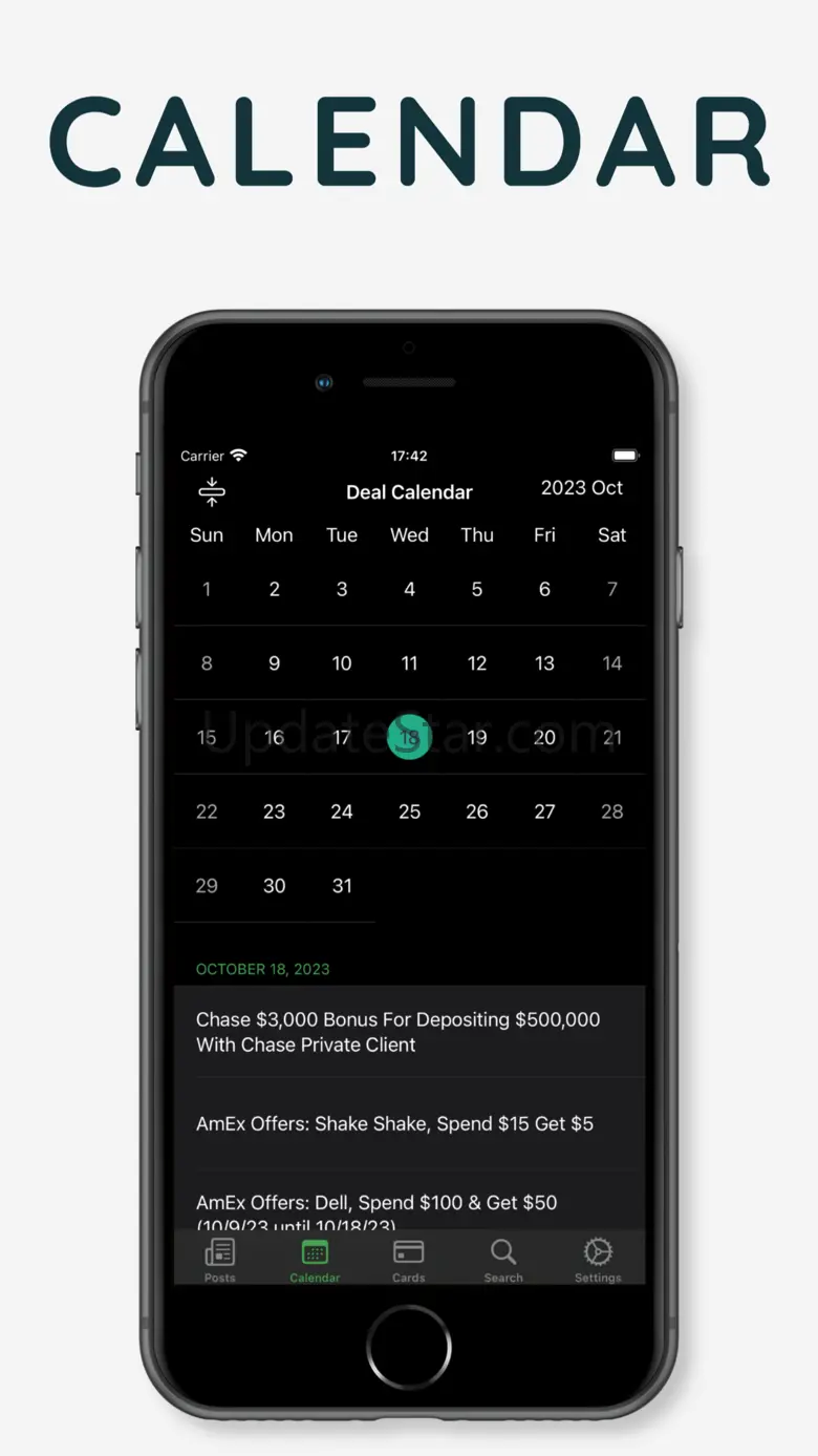 Credit Calendar 1.5.1