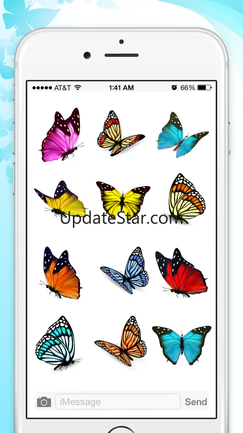 Butterfly Animated Stickers 1.2