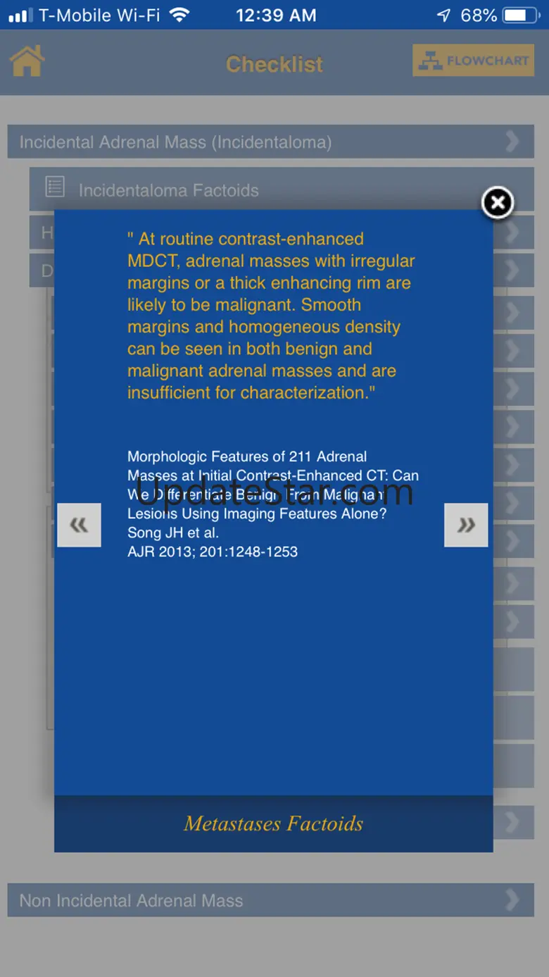 CTisus Adrenal Mass Checklist 2.0