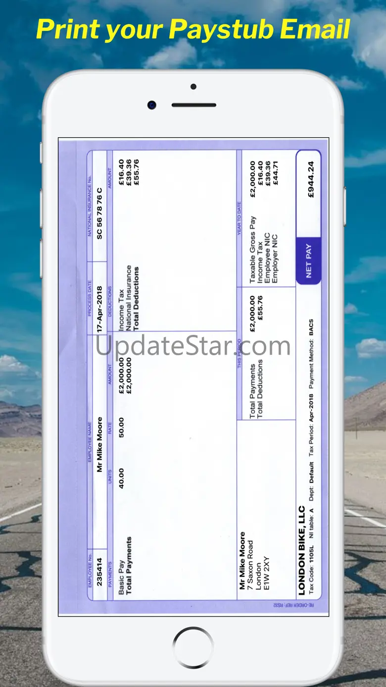 UK Paystub: Paycheck maker AI 1.0.13