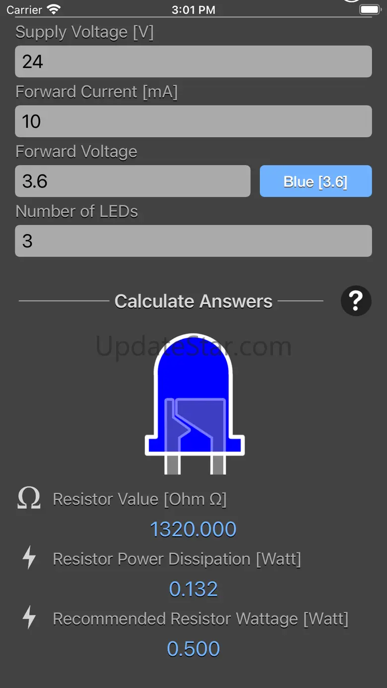 LED Resistor Calculator Plus 1.1