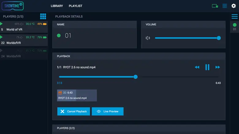 Showtime VR Controller 4.15.1