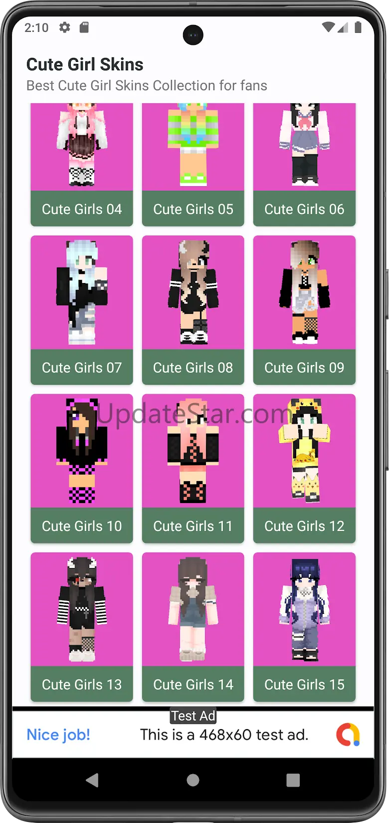 Cute Skins Girls for Minecraft 7.0