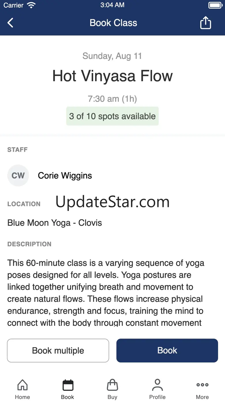 Blue Moon Yoga 7.503.0