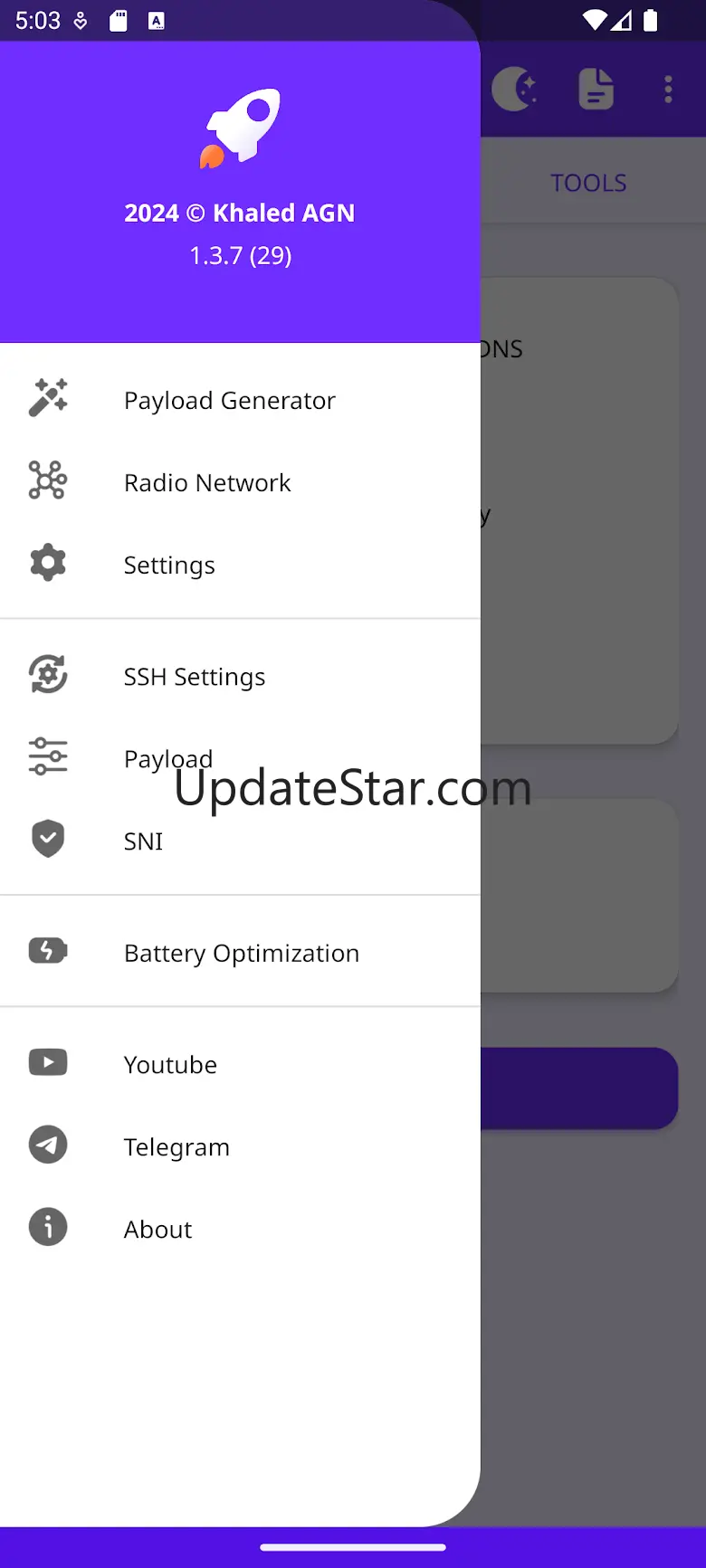 AGN INJECTOR (SSH/DNS/UDP) VPN 1.4.1
