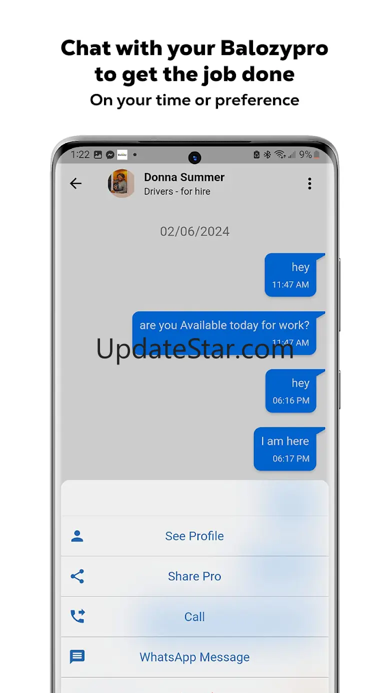 Balozy: Hire service Pros 1.6.36