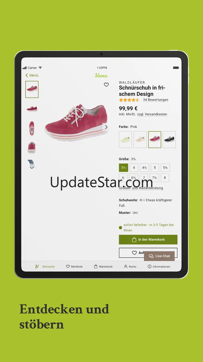 Vamos der Schuhweitenspezialis 2.8.6.801