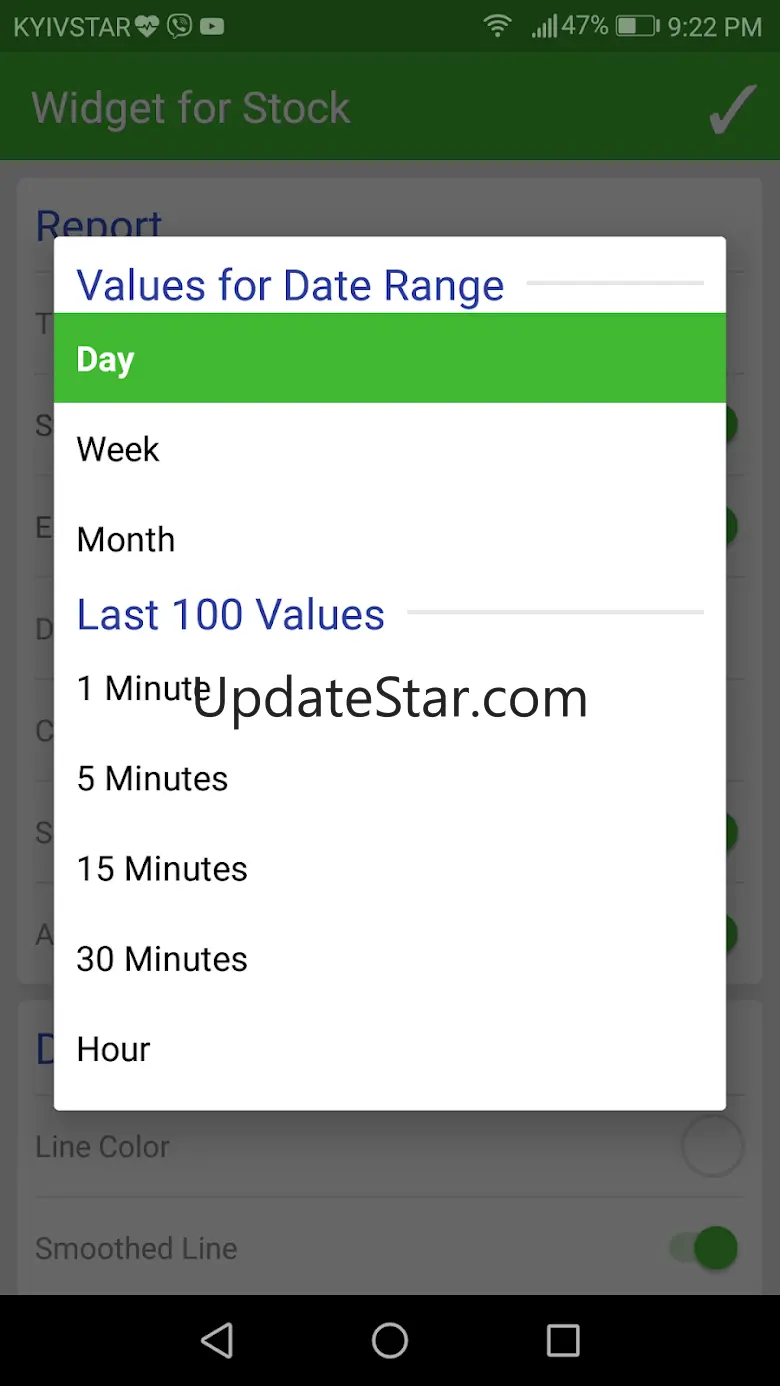 Stock Widget